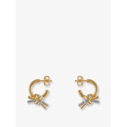 Knot silver earrings