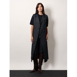 Greta midi denim dress
