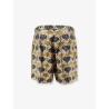Metello multicolor silk shorts