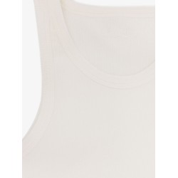 Halter cotton and viscose bodysuit