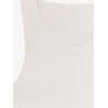 Halter cotton and viscose bodysuit