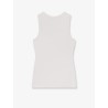 Ribbed viscose blend tank top