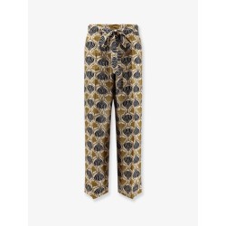 Timec multicolor silk trousers