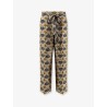 Timec multicolor silk trousers