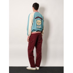 Le Chat de la Maison virgin wool bomber jacket