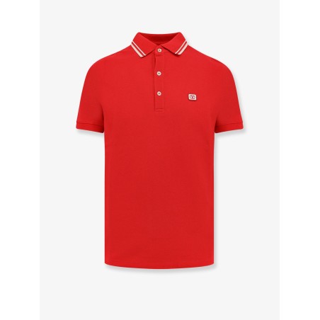 Cotton polo shirt with Vlogo