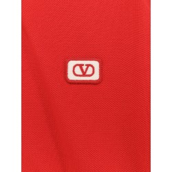 Cotton polo shirt with Vlogo