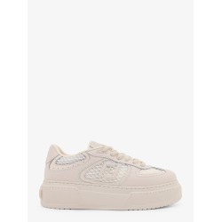 Fendi Match leather sneakers