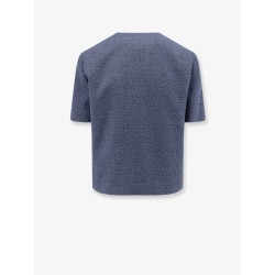 Bouclé virgin wool blend blazer