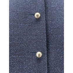 Bouclé virgin wool blend blazer