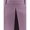 Bouclé virgin wool blend skirt