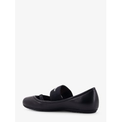 Shade leather ballerinas with elastic bands
