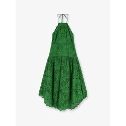 Sangallo lace midi dress