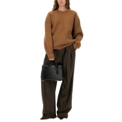 WOOL WIDE LEG PANTS