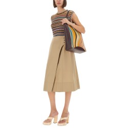 "SIGNATURE STRIPE" KNIT VEST