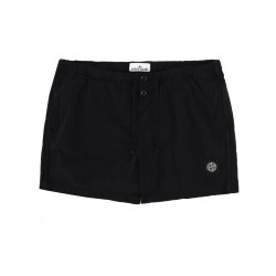 SWIMSUIT WITH LOGO PATCH