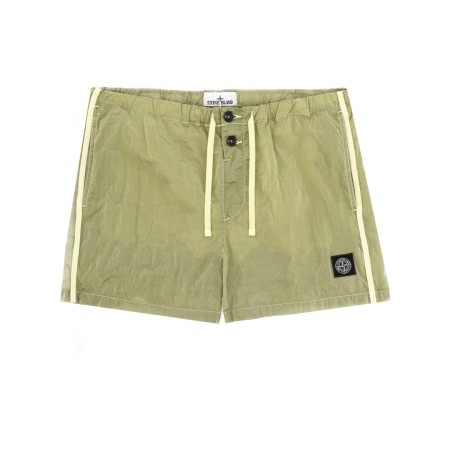 SWIMSUIT WITH LOGO PATCH