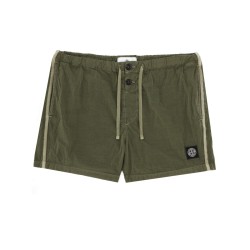 SWIMSUIT WITH LOGO PATCH