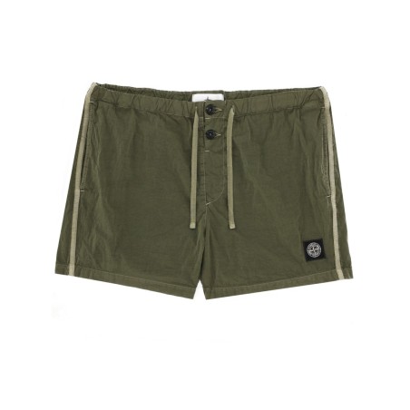 SWIMSUIT WITH LOGO PATCH