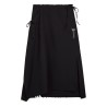 "UNIFORM RAW" MIDI SKIRT