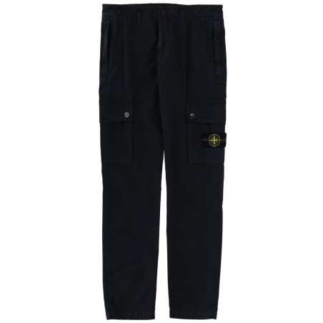 CARGO PANTS WITH LOGO PATCH