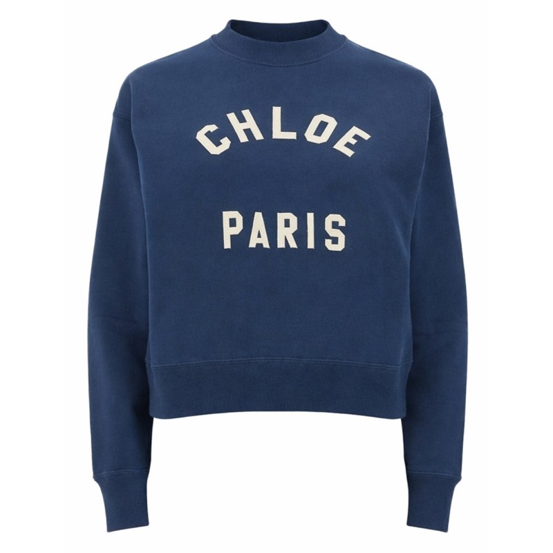 COTTON FLEECE LOGO PULLOVER