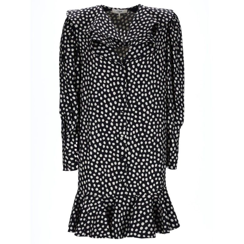 MINI DRESS WITH COLLAR