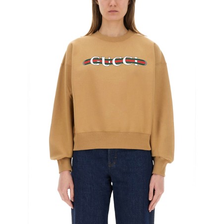 PRINTED COTTON JERSEY SWEATSHIRT