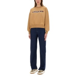 PRINTED COTTON JERSEY SWEATSHIRT