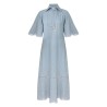 "DAYLIGHT" DENIM MIDI DRESS