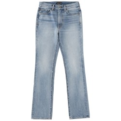 "STONE" WASHED DENIM JEANS