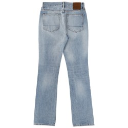 "STONE" WASHED DENIM JEANS