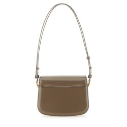 LEATHER BAG WITH LOGO