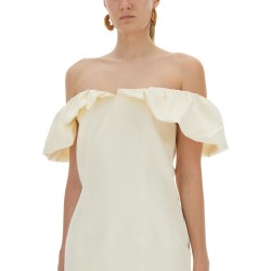 MINI DRESS WITH BARE SHOULDERS