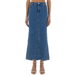 "MOON LASER" LONG SKIRT