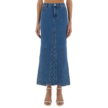 "MOON LASER" LONG SKIRT