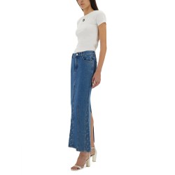 "MOON LASER" LONG SKIRT