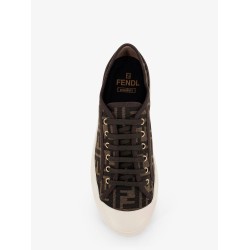 Fendi Domino FF jacquard fabric sneakers