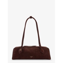 Teckel Medium suede shoulder bag
