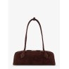 Teckel Medium suede shoulder bag