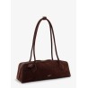 Teckel Medium suede shoulder bag