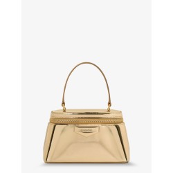 Antigona mirror-effect leather beauty case