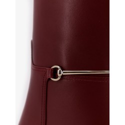 Gucci Rosso Ancora leather boots