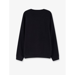 Loose Fit Crewneck Smile Print Sweatshirt