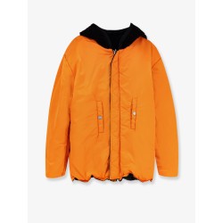 Alpha X Purple Hooded reversible Bomber jacket