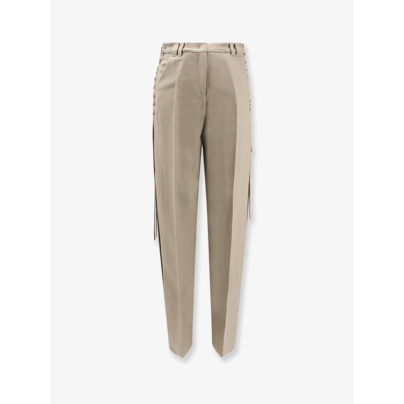Wool blend trousers