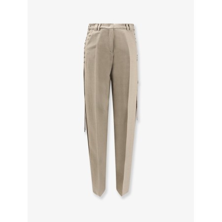 Wool blend trousers