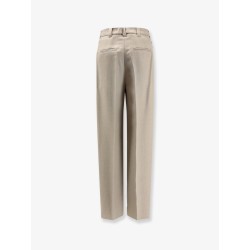 Wool blend trousers