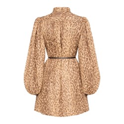 ANIMAL PRINT MINI DRESS