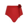 HIGH WAIST BIKINI BOTTOM WITH FLOWER